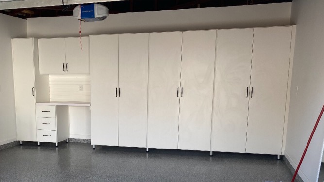 Garage Cabinets and Epoxy Floor Los Angeles