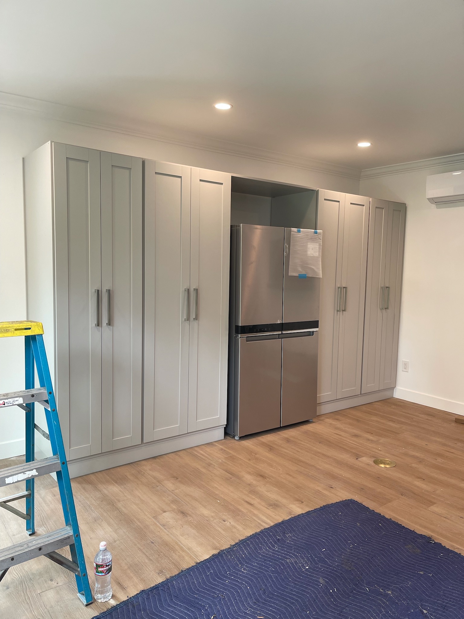 Pantry Cabinets in Converted Garage - Los Angeles Orange County